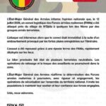 Attaque terroriste repoussée contre un convoi militaire au Mali