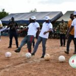 Bougouriba : football et casque pour la sécurité routière