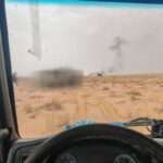 Attaque de convoi allié au Mali : pick-up terroriste incendié