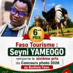 Seyni Yaméogo remporte le sixième prix du Concours photo 2026 de Faso Tourisme