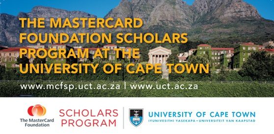 Bourse Mastercard Foundation – UCT, Afrique du Sud