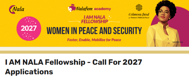 Programme de Fellowship I AM NALA 2027 pour Jeunes Femmes