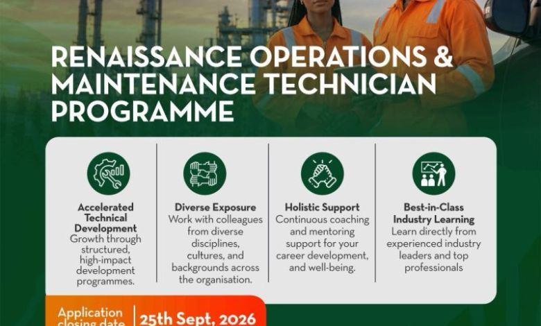 Programme Technicien O&M Renaissance 2026 Nigeria
