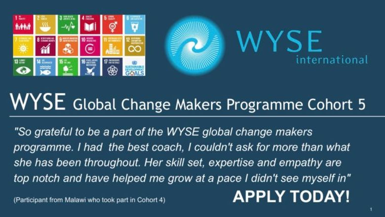 WYSE Global Change Makers Programme 2026/27