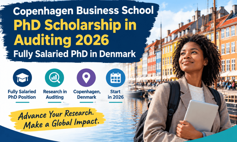 PhD Scholarship in Auditing | Copenhagen Business School