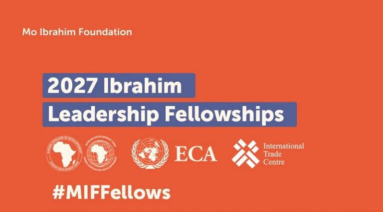 Mo Ibrahim Leadership Fellowship Program 2027