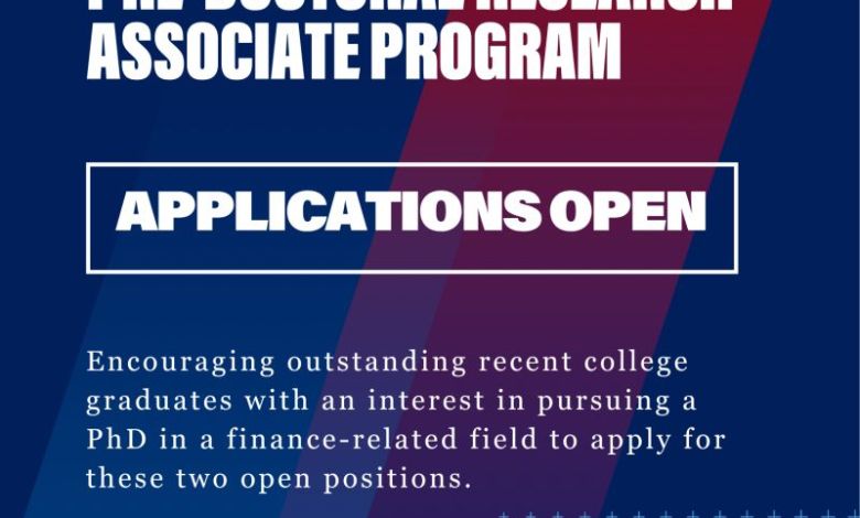 Pre-Doctoral Research Associate | Wharton School UPenn