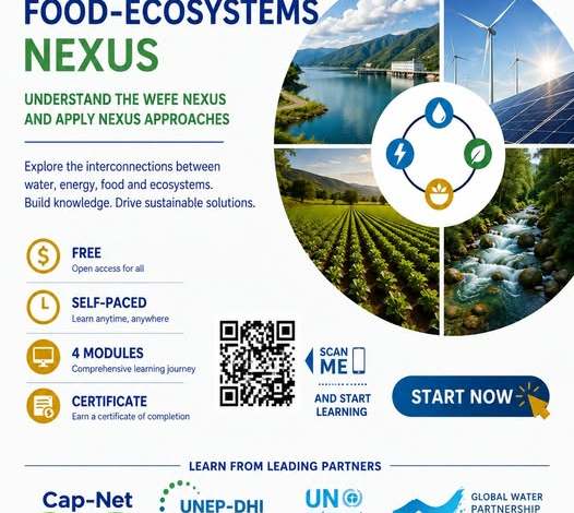 Formation gratuite Global WEFE Nexus 2026 avec certificat