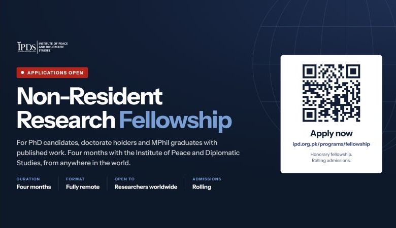 Bourse de recherche IPDS Non-Resident Research Fellowship