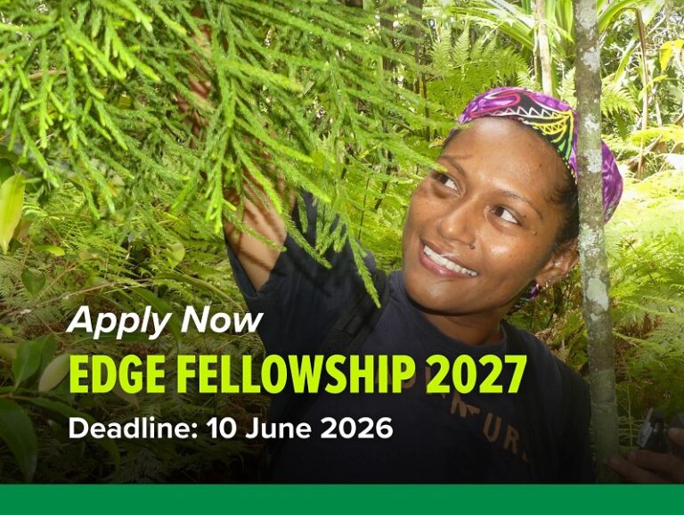 EDGE Fellowship 2027-2029 for Conservationists