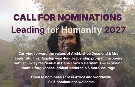 Programme de leadership Leading for Humanity 2027 (Financé)