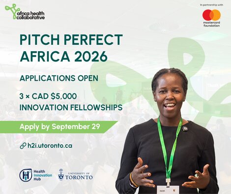 Bourse d’innovation Pitch Perfect Africa 2026 pour startups