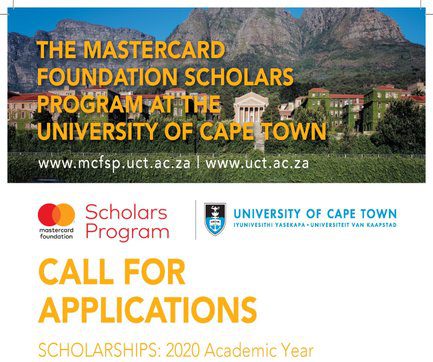 Bourse d’études complète MasterCard Foundation à