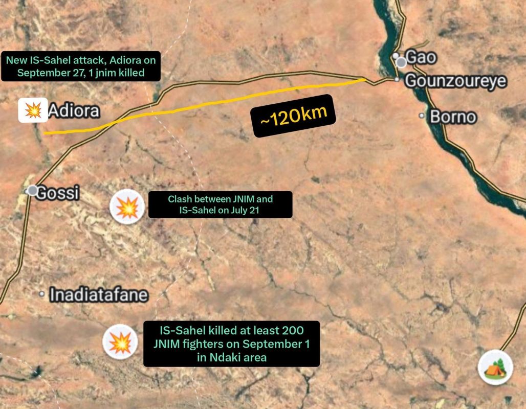 Violents combats entre groupes terroristes au Sahel