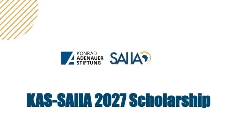 Bourses KAS-SAIIA Master et Stage 2027
