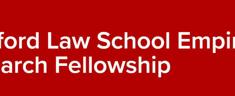 Stanford Law School Empirical Research Fellowship 2027 – 7 octobre 2026