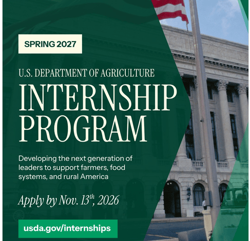 Stage USDA Printemps 2027 : Leadership en Service Public – 27 octobre 2026