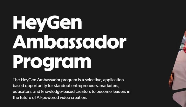 HeyGen Ambassador Program 2027 : Rejoignez l’élite IA – 26 octobre 2026