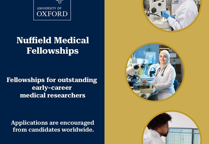 Nuffield Medical Fellowship Oxford 2028 – 20 octobre 2026