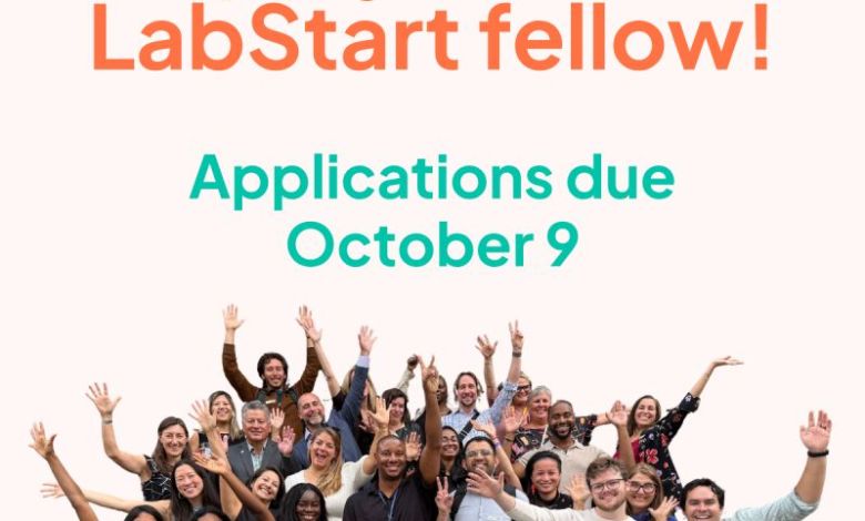 Bourse LabStart Fellowship 2027 : Tech Climat – 8 octobre 2026