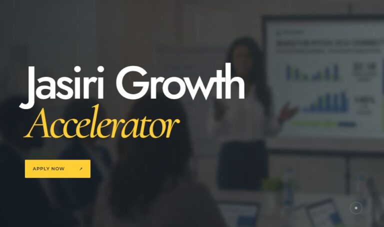 Jasiri Growth Accelerator 2026 pour Kenya et Rwanda