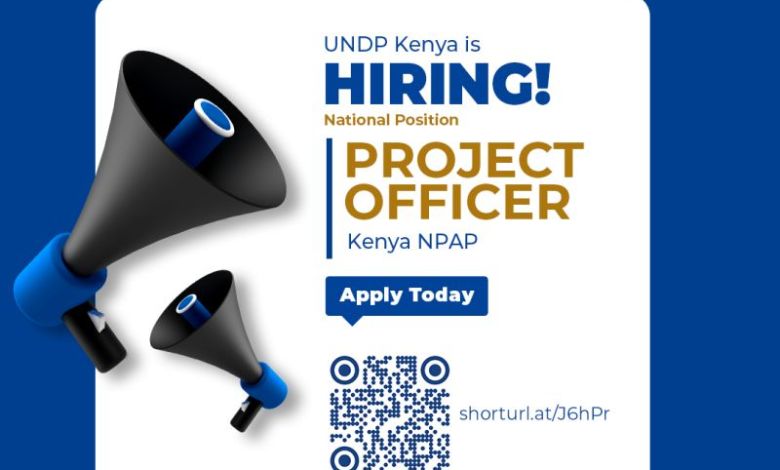 UNDP Project Officer Job 2026 Nairobi Kenya – 19 octobre 2026