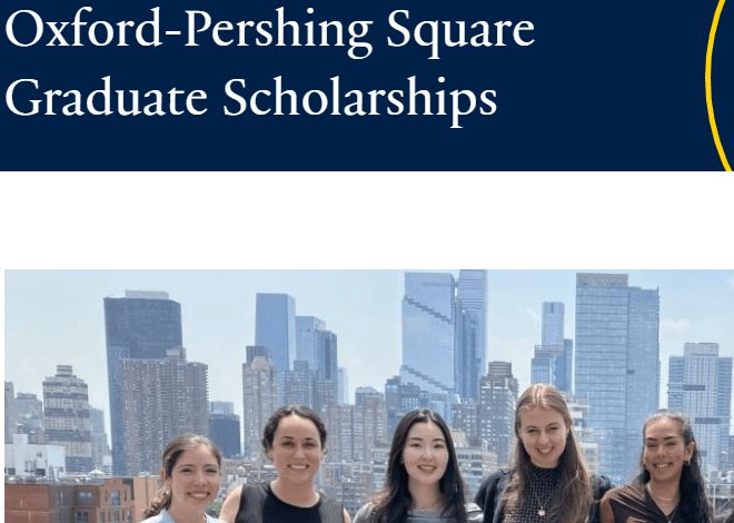 Bourse Oxford-Pershing Square 2027 : MBA 1+1 et Master – 28 octobre 2026
