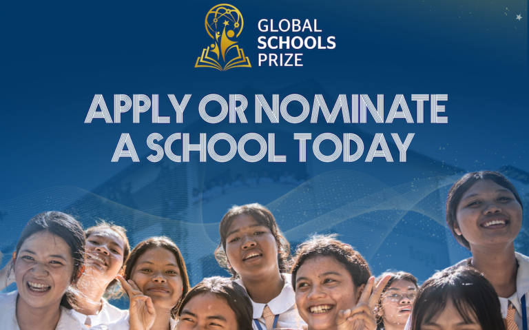 Global Schools Prize 2027 : 1M$ pour l&rsquo;innovation scolaire – 9 octobre 2026