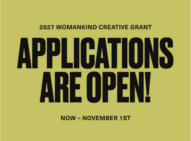 WomanKind Creative Grant 2027 : Subvention design – 13 octobre 2026