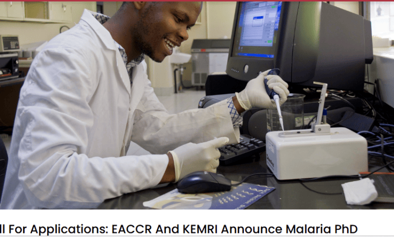 Bourse de doctorat en paludisme EACCR et KEMRI au Kenya – 13 octobre 2026