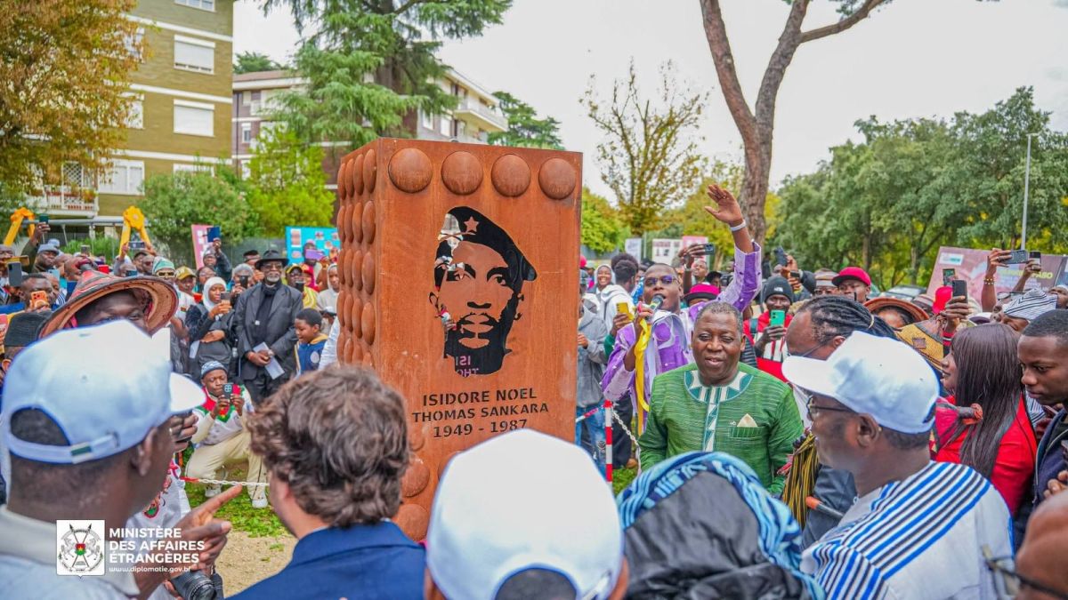 Un monument en hommage à Thomas Sankara inauguré à Rome