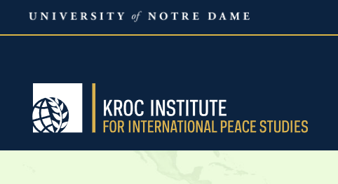 Bourse de recherche Kroc Institute 2027-28 États-Unis – 18 octobre 2026