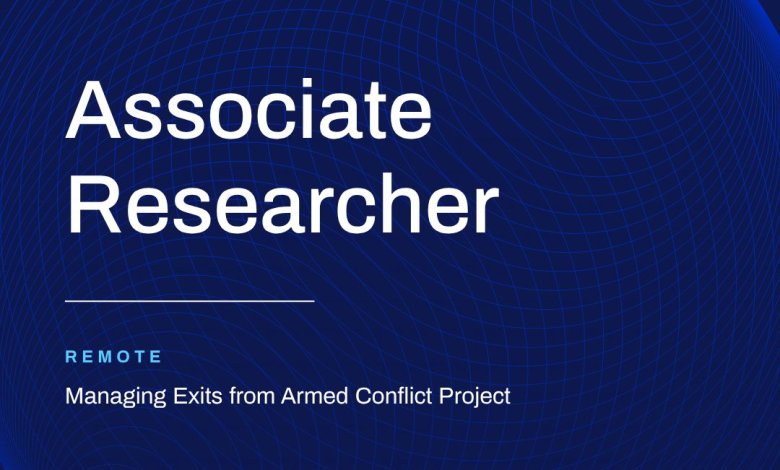 UNIDIR Associate Researcher – Managing Exits – 21 octobre 2026