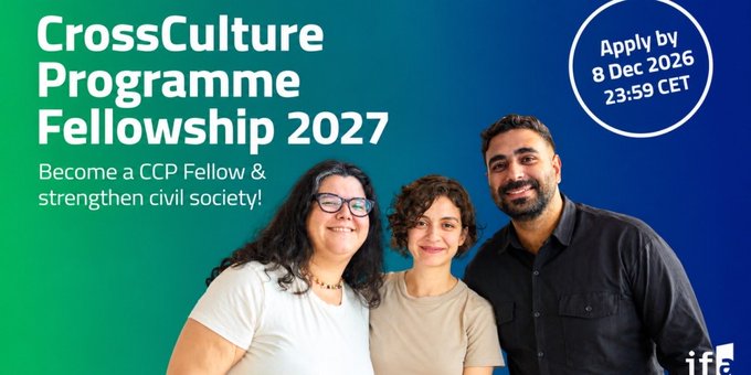CrossCulture Programme 2026/2027 International Fellowship – 24 octobre 2026