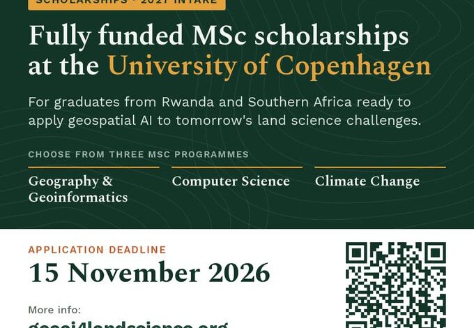 Bourses d’études Danemark 2027 : Université de Copenhague – 23 octobre 2026