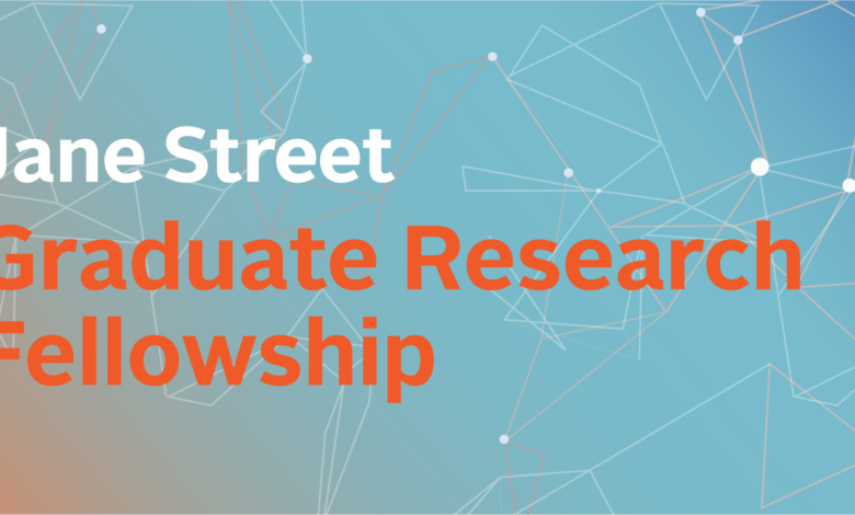Jane Street Graduate Research Fellowship 2027 – 24 octobre 2026