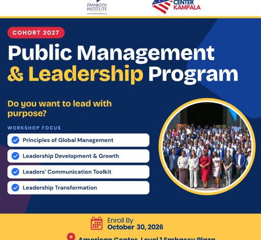 Public Management and Leadership Programme 2027 Uganda – 24 octobre 2026