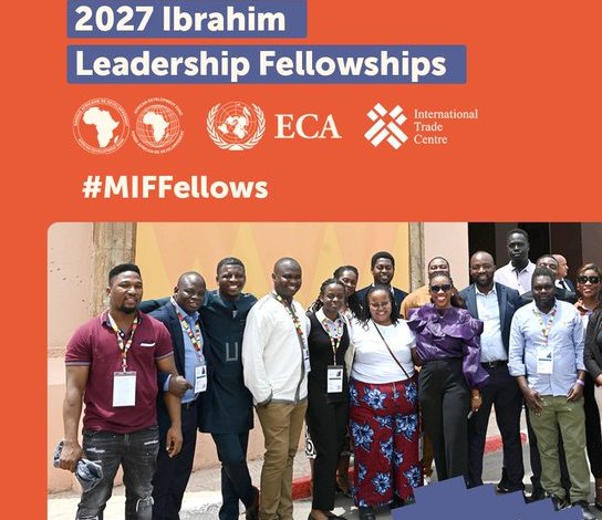 Bourse Mo Ibrahim Leadership Fellowships 2027 – 25 octobre 2026