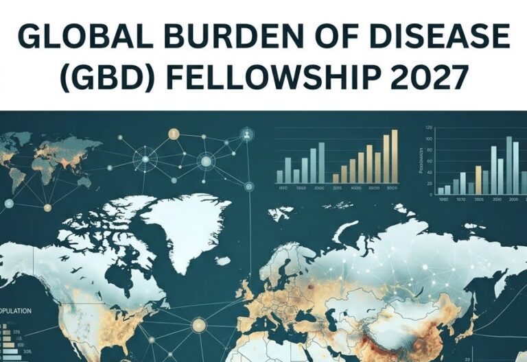 Global Burden of Disease Fellowship 2027 – 31 octobre 2026