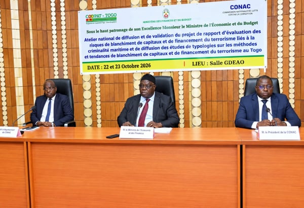 Togo : la CENTIF cible les flux financiers illicites en mer