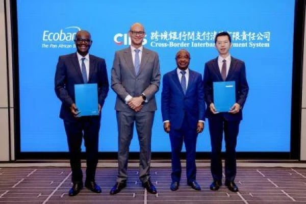 Ecobank signe un accord avec CIPS pour les paiements en yuans