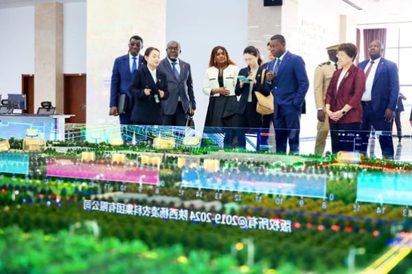 Faure Gnassingbé visite les parcs agricoles en Chine