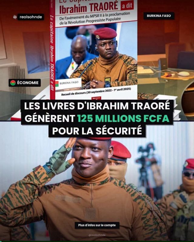 Burkina Faso : des livres sur Ibrahim Traore rapportent 125 millions