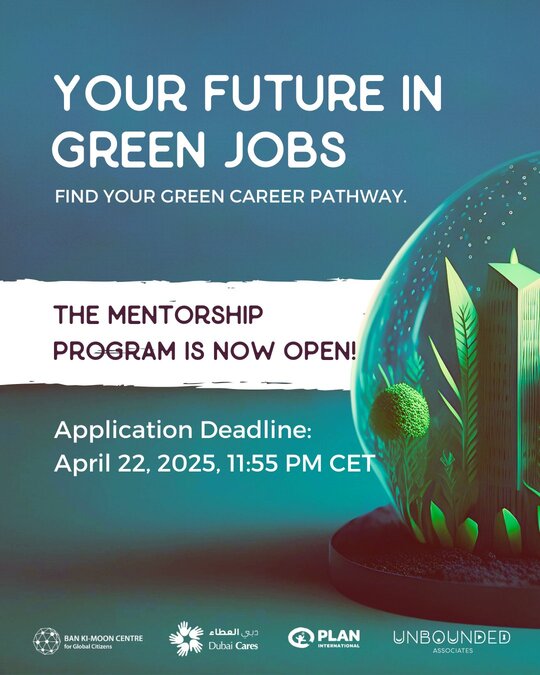 Programme de mentorat GreenJobs 2026 – 12 octobre 2026