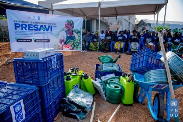 Togo : le PNUD soutient mille agriculteurs dans trois communes