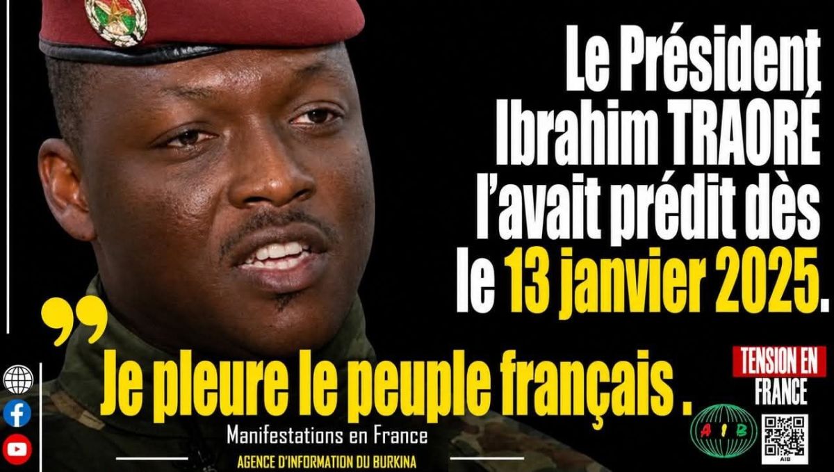 Burkina Faso : les propos d’Ibrahim Traore sur la France