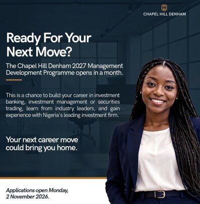 MDP 2027 Chapel Hill Denham pour diplômés nigérians – 5 octobre 2026