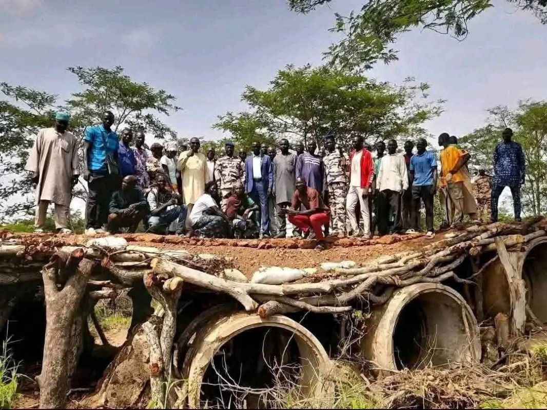 Inauguration du pont de Koimbi au Tchad par Kalmaibe Maye Romkeuh