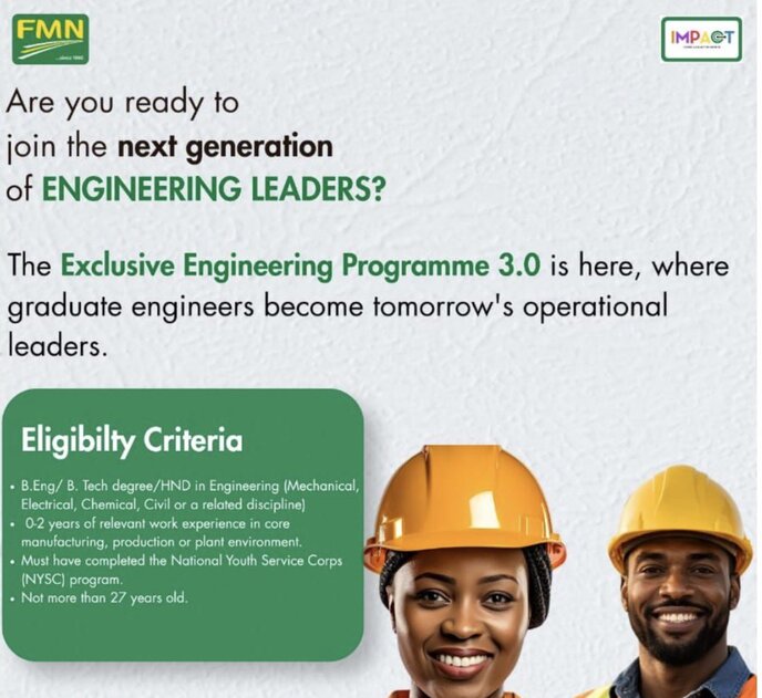 FMN Exclusive Engineering Programme 3.0 Nigeria – 5 octobre 2026