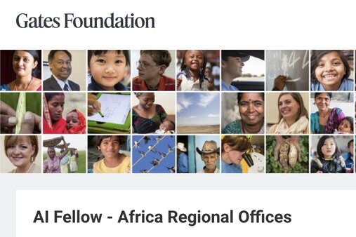 Gates Foundation AI Fellows Program 2027 Africa – 30 octobre 2026
